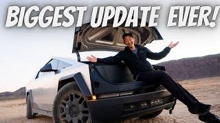 I Got Tesla's BIGGEST Spring Update on the Cybertruck (Everything New!)