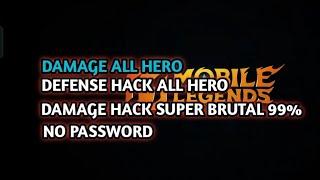 DAMAGE HACK FOR ALL HERO 9999 WITH DEFENSE HERO | NO BANNED | BRUTAL | 99% |