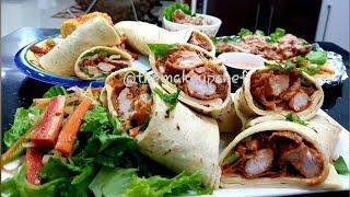 Chicken Dynamite Wrap Recipe | Tortilla Recipe | The Fusion kitchenary