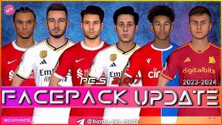 PES 2017 Facepack Updates  2023 - 2024