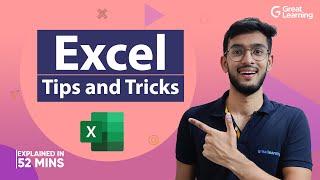 Excel Tips and Tricks | Excel Tutorial for Beginners - 2021 | Excel Great Learning