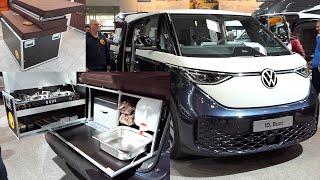 ID.Buzz as motorhome with QUQUQ-Box - f.re.e 2023 free Interview - Camping with VW T7 and many more