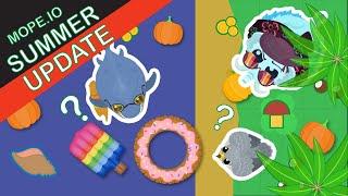 Mope.io // SUMMER UPDATE // Skin Review, Glitches and Rares