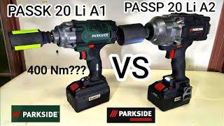 Parkside VS Parkside PERFORMANCE Akku-Drehschlagschrauber -PASSK 20 Li A1 VS PASSP 20 Li A2#parkside