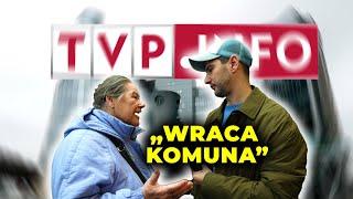 TRZĘSIENIE ZIEMI W TVP. Zwolennicy PiS protestują: "KOMUNA WRACA"