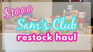 $1000 SAM'S CLUB HAUL 