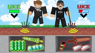 Metal Detecting Race, But I Secretly RIGGED IT.. (Roblox Bedwars)