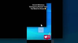 Secret Windows 'Emergency Restart' Trick You Need to Know #techtutorials #shorts