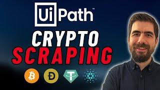 Crypto Data Scraping - How to Extract Data from Crypto Listing Site  - UiPath Data Scraping