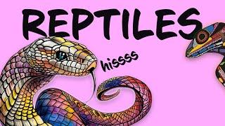all about REPTILES  + BONUS downloads activity pages