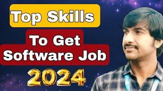 5 Skills to get a Software Job in 2024 | Demand IT Skills For Fresher | @byluckysir