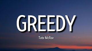 tate mcrae - greedy (sped up) (lyrics) | i would want myself baby please believe me