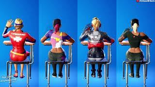 Fortnite Pick Me! Emote With Sun Strider Versa Beach Bombers Skins Thicc  | Who Won ?