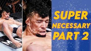 "SUPER NECESSARY" KNOCKOUTS IN UFC/MMA PT.2 (BRUTAL Punching Unconscious Opponents)