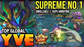 YVE BEST BUILD 2023 | TOP GLOBAL YVE GAMEPLAY | MOBILE LEGENDS