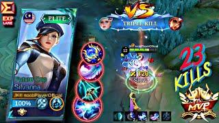 % OP ONE HIT DAMAGE  | SILVANA ONE HIT BUILD 2024 | SILVANNA BEST BUILD 2024 #mobilelegends