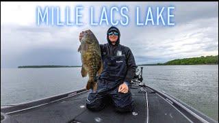 Giant Smallmouth Bass On Mille Lacs Lake!