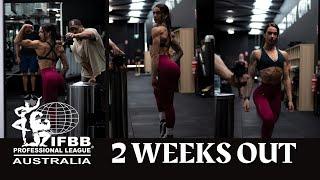 IFBB Bikini Prep | 2 Weeks Out | FDOE, Delt Day, Peak Protocol