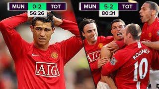 День, когда Криштиану Роналду спас Манчестер Юнайтед от позорного поражения
