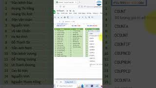 Cách sử dụng hàm FILTER để lọc danh sách trong Excel và Google Sheets #shorts