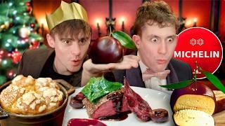 Brits try Michelin Star Christmas Dinner!