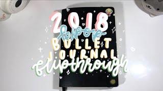 2018 k-pop bullet journal flip-through!