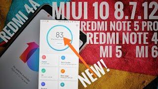 MIUI 10 8.7.12 Redmi Note 5 Pro | Redmi Note 4 | Mi 5 | Mi 6 | OTA UPDATE!