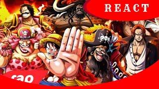 Antiga geração + Shanks (One Piece) reagindo Yonkou Trap ‍️ (One Piece) |
