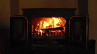 Beautiful Old Wood Burning Stove with Crackling Fire Sounds (HD)
