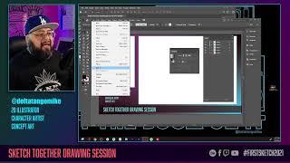 Creating Live Stream Overlays in Adobe Illustrator  30 minute session w DTM