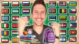 How To Say "BACK TO SCHOOL!" In 37 Languages - Happy Version