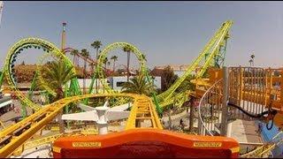 Coast Rider Roller Coaster POV Knotts Berry Farm California