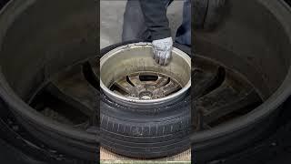 How to take a tire off the rim/easy/safe/smooth technique