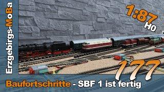 Episode 177 - Model railway construction progress - Shadow station 1 is finished - DR 1/87 H0 - (...