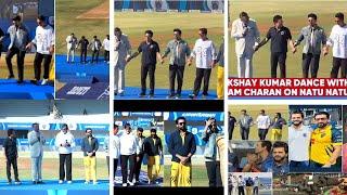 Unforgettable Moments: Ram Charan, Suriya, Amitabh Bachchan, and Akshay Kumar @ ISPL Cricket Visuals