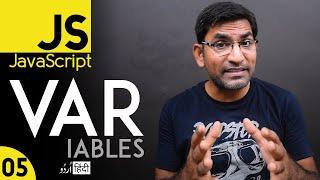 Variables in JavaScript Tutorial in Hindi / Urdu - Class - 05