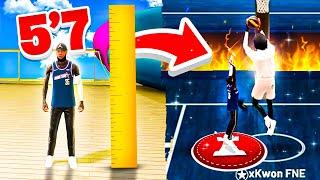 I took the SHORTEST BUILD to the TOXIC 1v1 COURT on NBA 2K22... (bad idea)