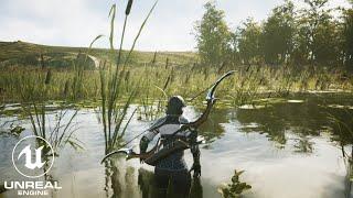 Unreal Engine 4 RTX 3090 Realistic Wetlands