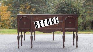 Vintage Glam ~ The Vintage Buffet Makeover