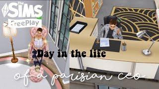 sims freeplay day in the life of a parisian CEO II sunflower sims