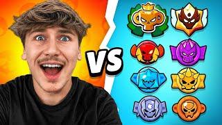 J’AFFRONTE TOUS LES RANGS DE BRAWL STARS !!