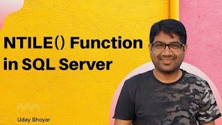 NTILE() Function | SQL Server | SQL Tutorial