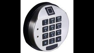 How to add fingerprint and change code by yosec safe lock E-23F