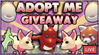  ROBLOX LIVE ADOPT ME FREE LEGENDARY NEON PETS GIVEAWAY!