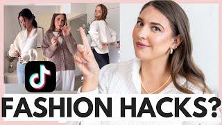 Reacting to *VIRAL* TikTok Fashion Hacks 