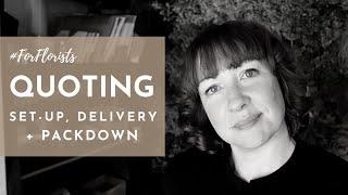 Wedding Floral Design Pricing Formulas  How to Quote for Set up, Pack Down + Delivery