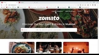 How to clone a zomato website using HTML and CSS