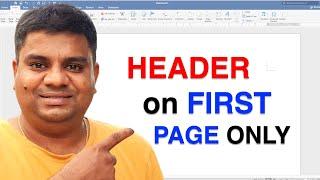 How to Remove Header From Second Page in Word