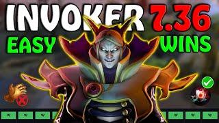 Invoker Never Loses Lane In 7.36 - Here's Why