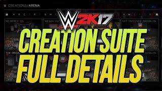 WWE 2K17: Full Creation Suite Details! (Cutscene Editor, Create A Video, Victory & More!)